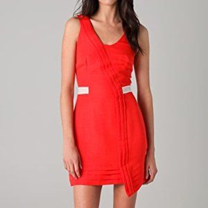 Rag & Bone Agathe red linen summer dress